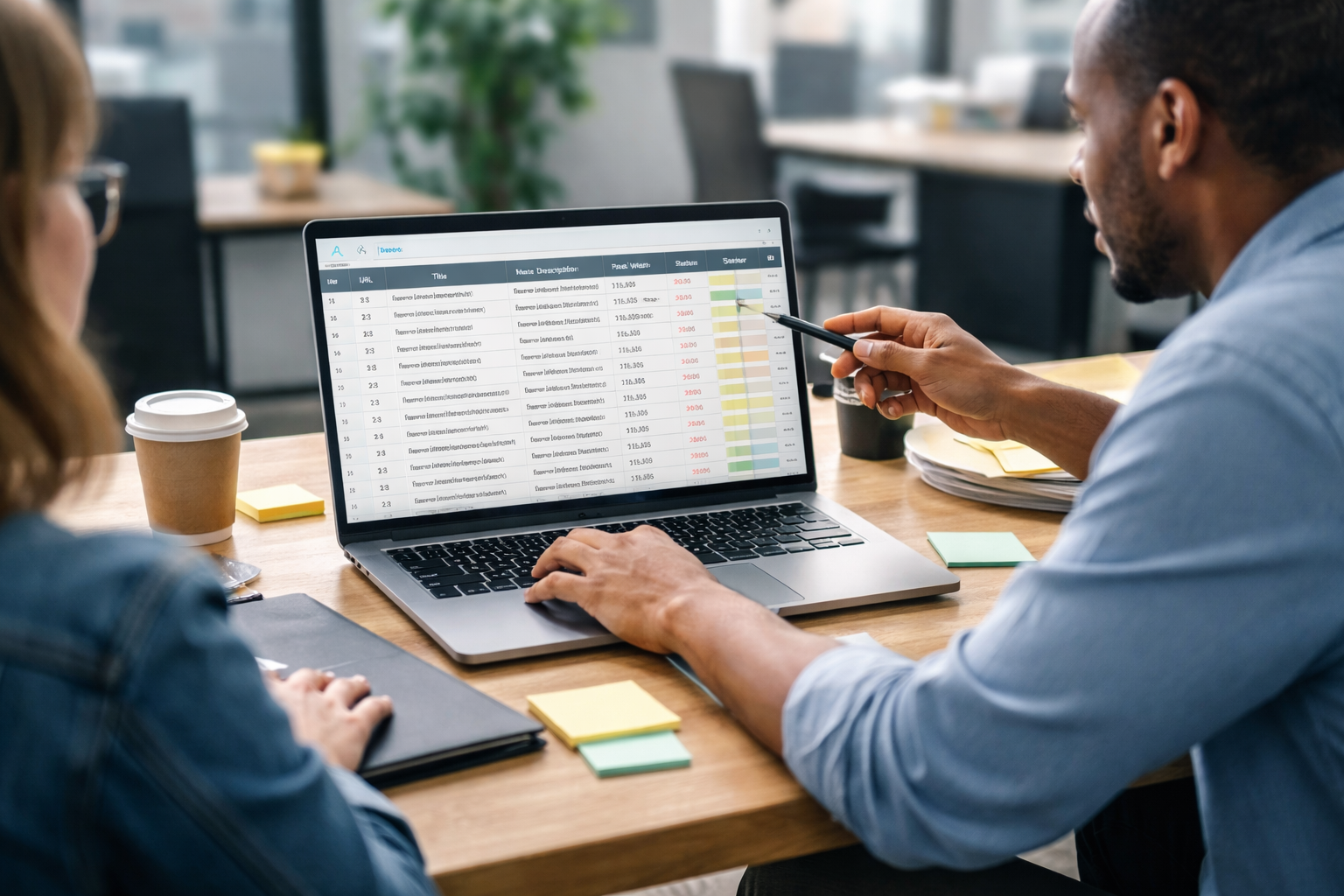 White label blog writing service for SEO agencies, showing agency team reviewing blog content on desktop computer